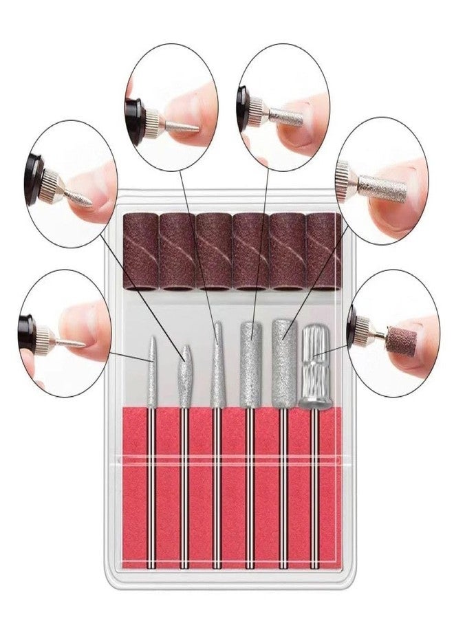 SIGNI 6Pc Nail Drill bits Set,Professional Nail Art Tools Set for Acrylic Art,Manicure & Pedicure Crystal Nail Files, Nail Drill Bits, Sanding Bands Perfect for Nail Salons & Beauty (Standard, 1) - Image 5
